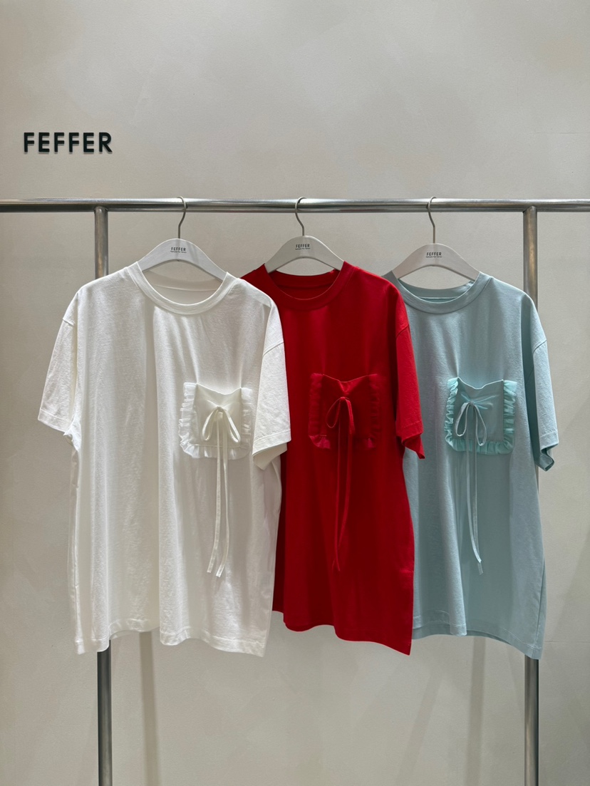 FEFFER韓國㊣直郵東大門代購女裝新品25春夏推薦休閑人氣T恤FEFFERT恤