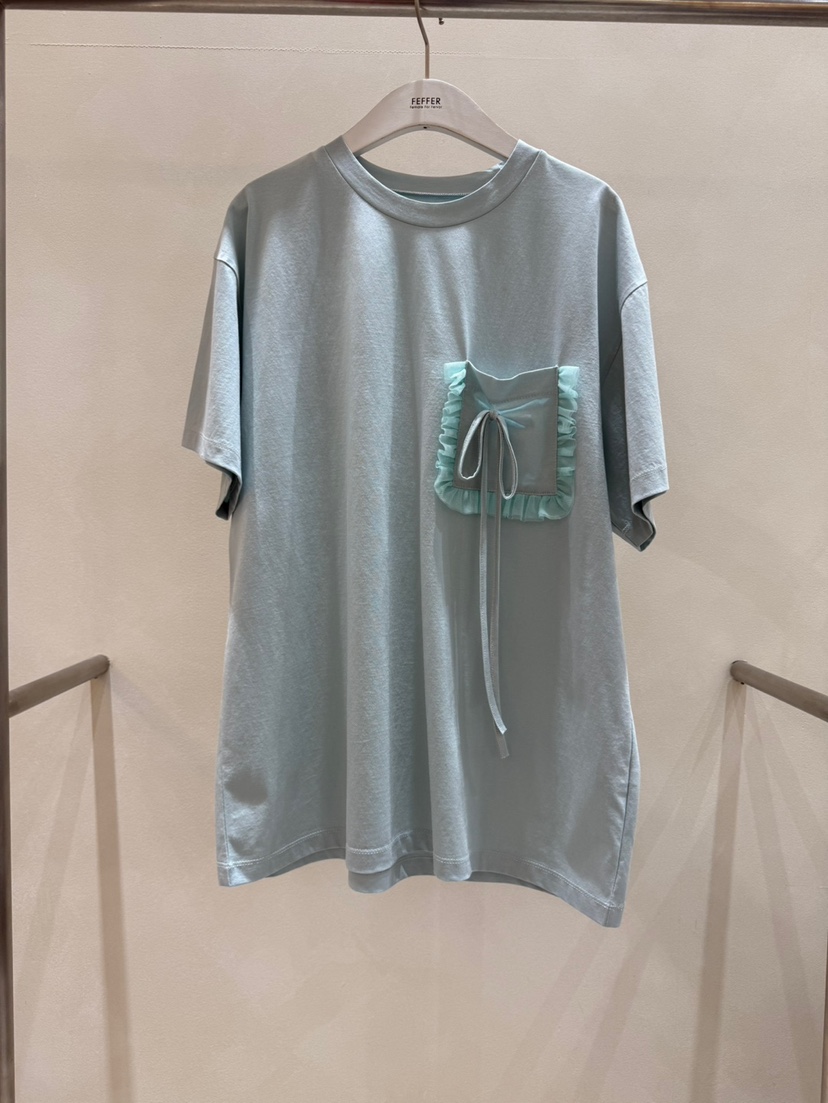 FEFFER韓國㊣直郵東大門代購女裝新品25春夏推薦休閑人氣T恤FEFFERT恤圖色2