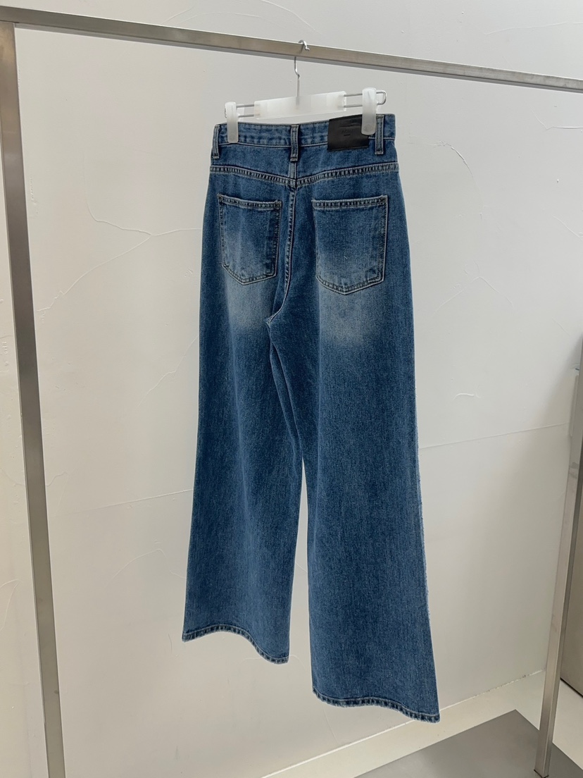 ACME韓國直郵㊣女裝新品25春夏休閑人氣熱賣推薦時尚牛仔褲ACME牛仔褲