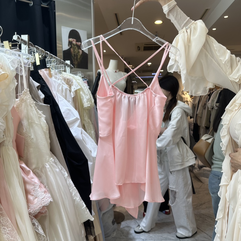 CHEAP-CHIC韓國直郵㊣東大門實拍女裝新品人氣熱賣吊帶背心CHEAP-CHIC/CHARLES THE SECOND吊帶/背心