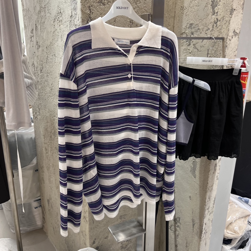 SOLD OUT直郵韓國代購㊣女裝新品人氣推薦25春夏熱賣針織衫SOLD OUT針織衫