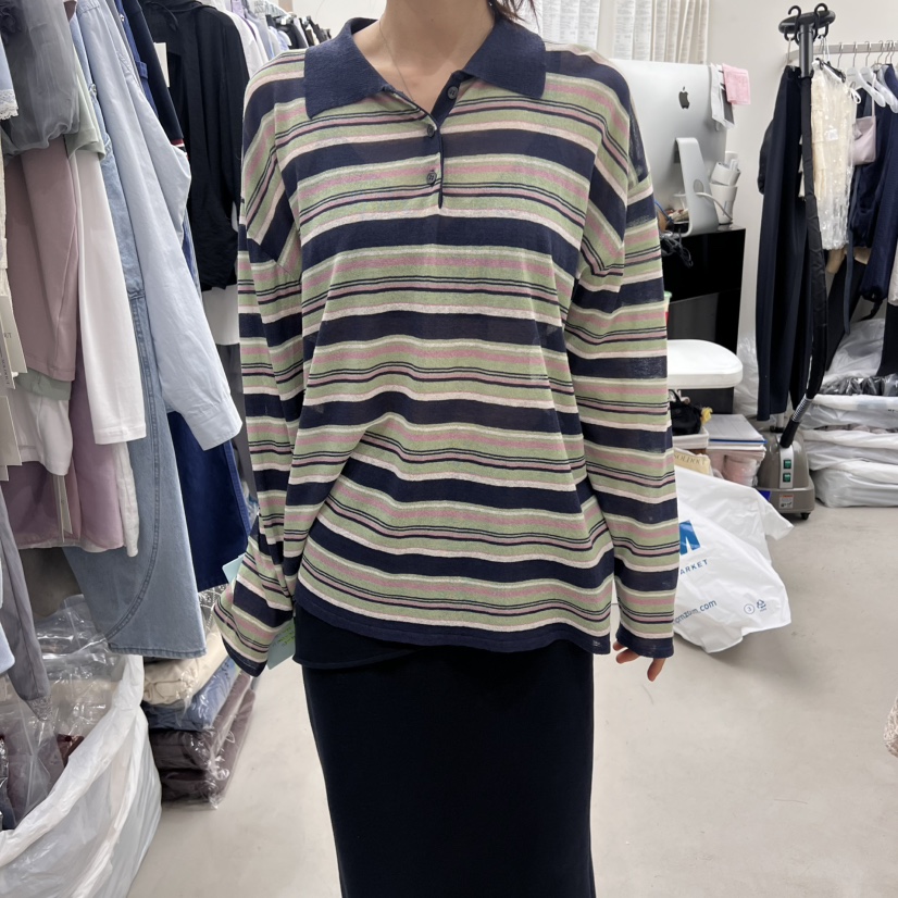 SOLD OUT直郵韓國代購㊣女裝新品人氣推薦25春夏熱賣針織衫SOLD OUT針織衫圖色4