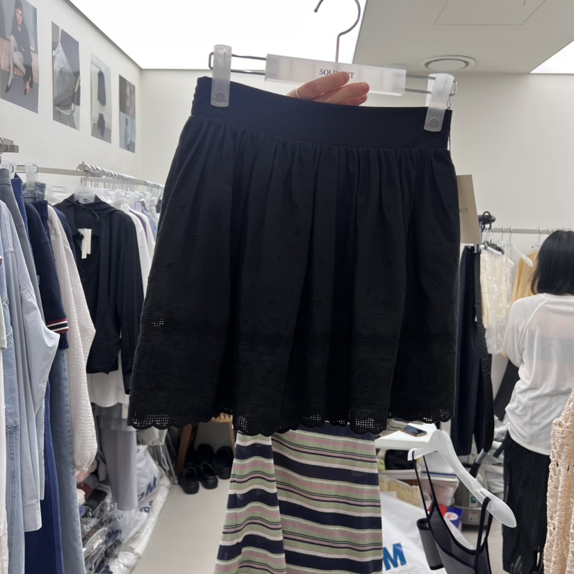 SOLD OUT韓國直郵㊣東大門實拍女裝新品人氣休閑25春夏短裙SOLD OUT短裙圖色2