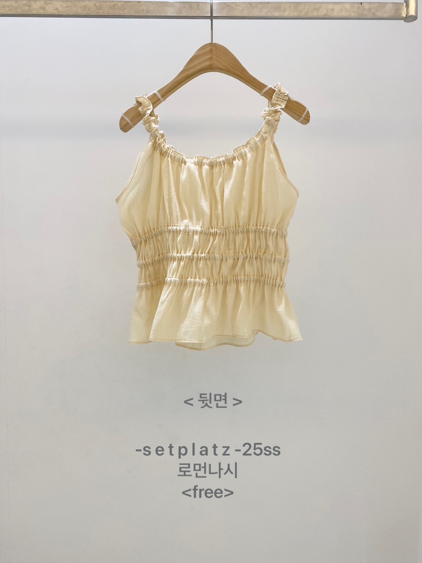 SETPLATZ韓國直郵㊣女裝新品休閑25春夏推薦熱賣人氣吊帶背心PLATZCLASSIC吊帶/背心