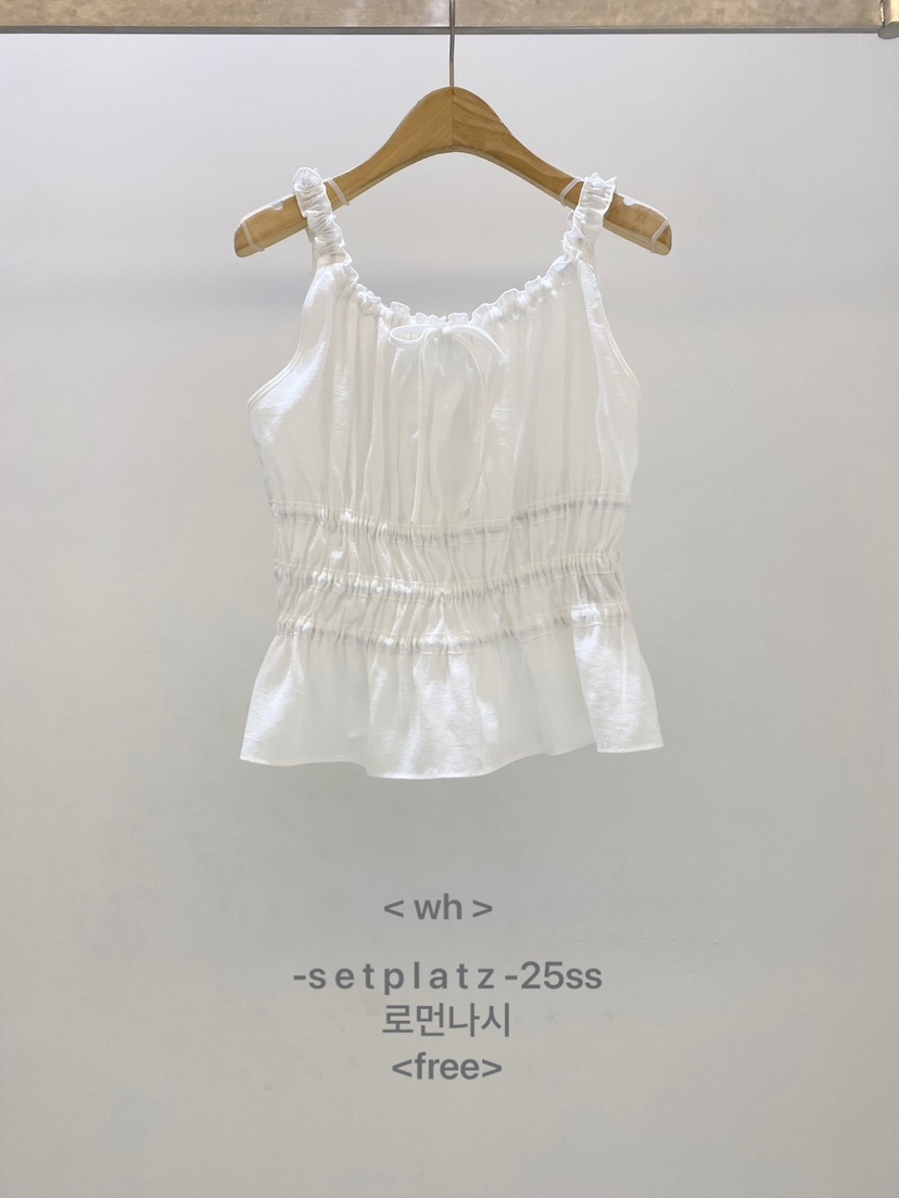 SETPLATZ韓國直郵㊣女裝新品休閑25春夏推薦熱賣人氣吊帶背心PLATZCLASSIC吊帶/背心