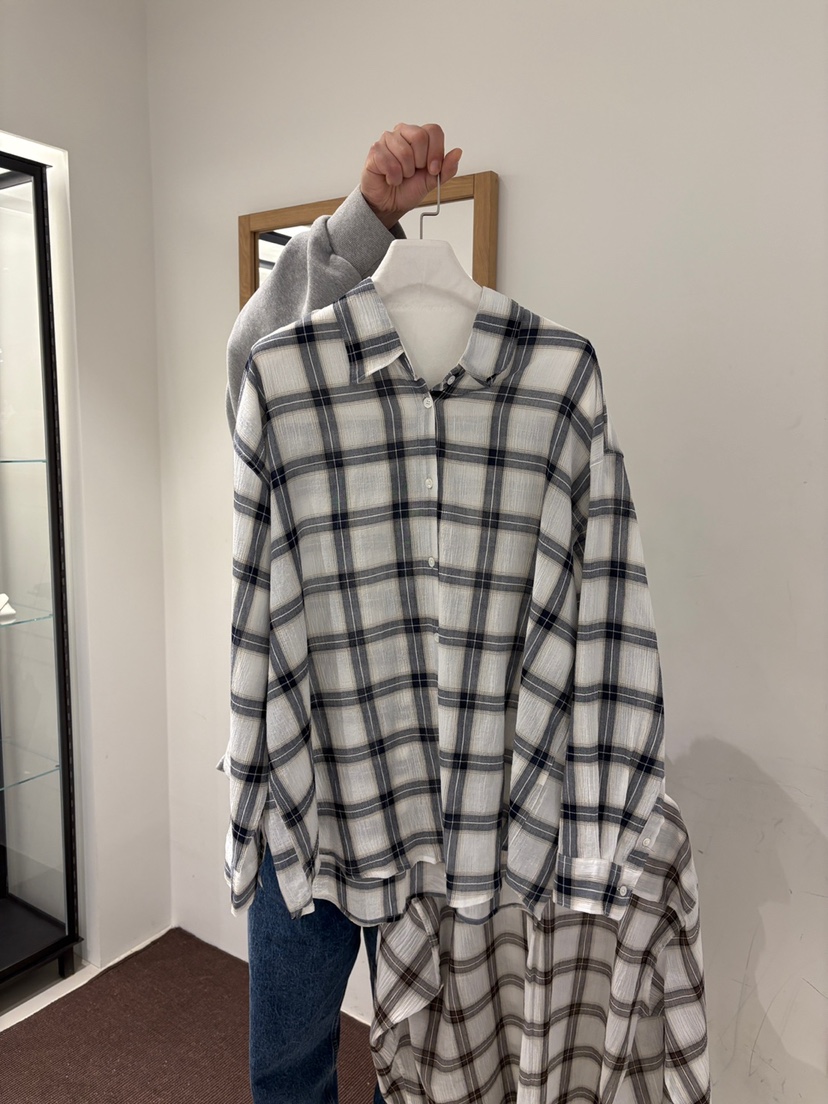 THE BRUNCH韓國直郵㊣女裝新款推薦時尚25春夏人氣襯衫蕾絲衫THE BRUNCH襯衫/蕾絲衫圖色2