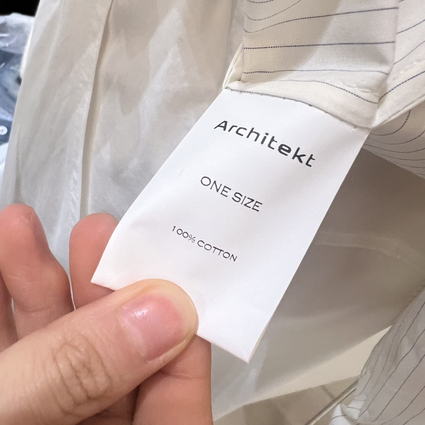ARCHITEKT韓國㊣直郵東大門代購女裝新品時尚25春夏襯衫蕾絲衫ARCHITEKT襯衫/蕾絲衫