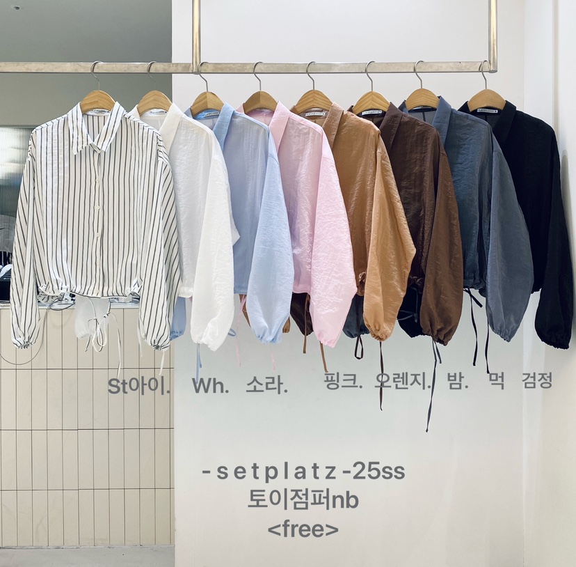 SETPLATZ韓國㊣直郵東大門代購女裝新品時尚25春夏襯衫蕾絲衫PLATZCLASSIC襯衫/蕾絲衫