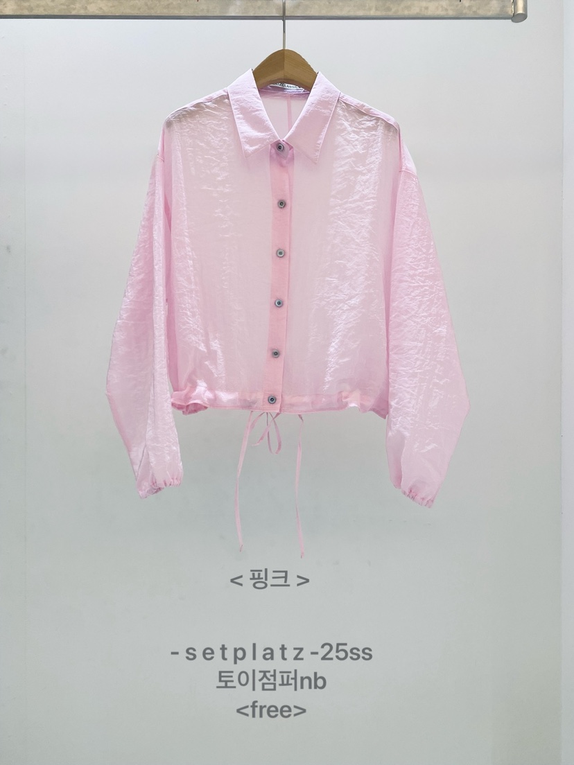 SETPLATZ韓國㊣直郵東大門代購女裝新品時尚25春夏襯衫蕾絲衫PLATZCLASSIC襯衫/蕾絲衫圖色3實際價格45000