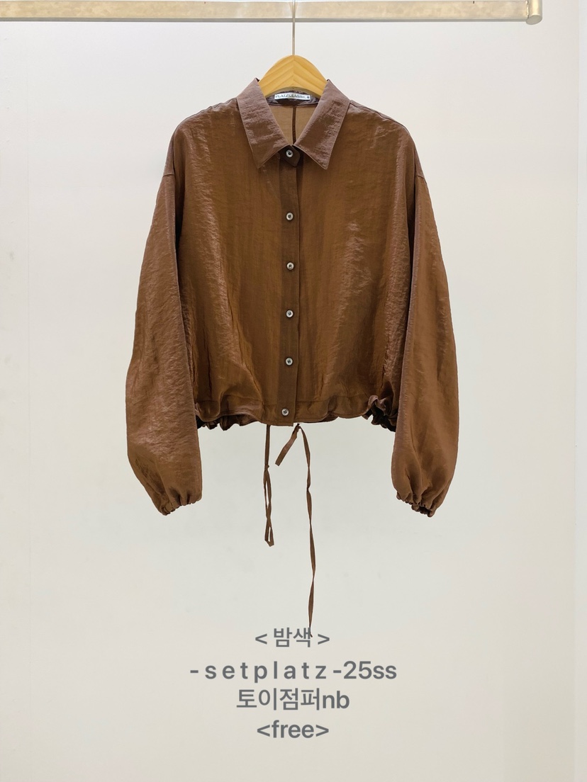 SETPLATZ韓國㊣直郵東大門代購女裝新品時尚25春夏襯衫蕾絲衫PLATZCLASSIC襯衫/蕾絲衫圖色5實際價格45000