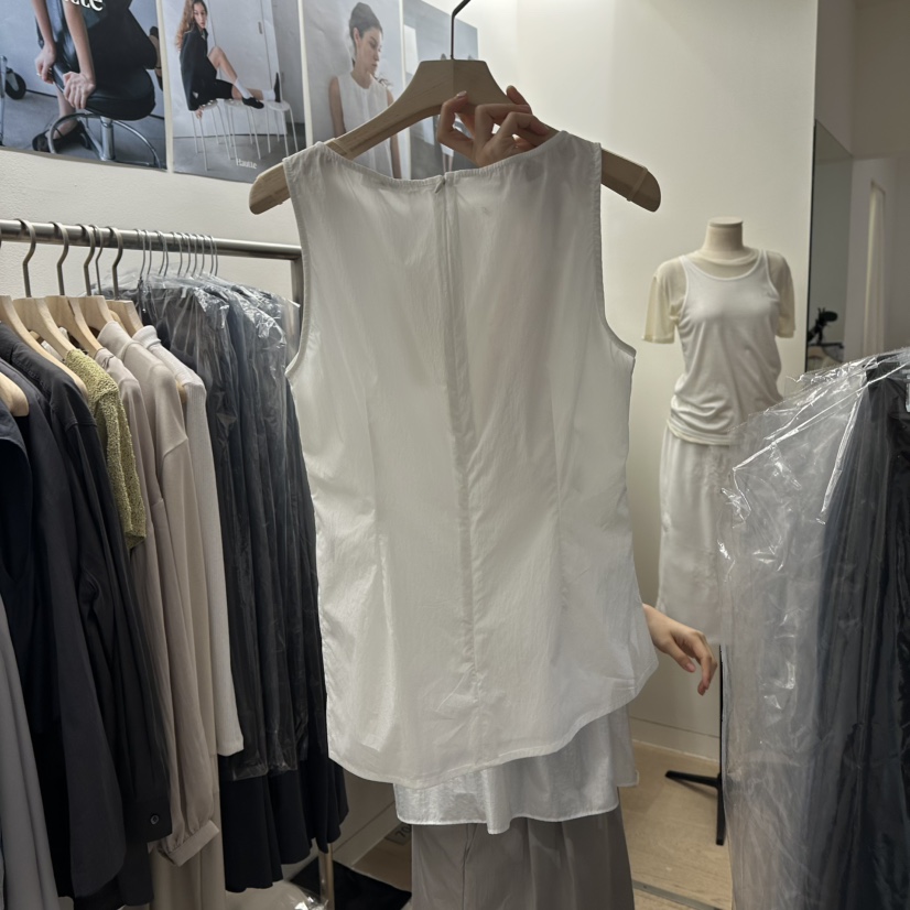 HAUTTE-P韓國直郵㊣女裝新品時尚25春夏推薦熱賣休閑吊帶背心HAUTTE吊帶/背心
