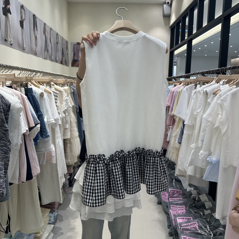 MARIE MARIE韓國直郵㊣東大門實拍女裝新品時尚25春夏吊帶背心MARIE MARIE吊帶/背心