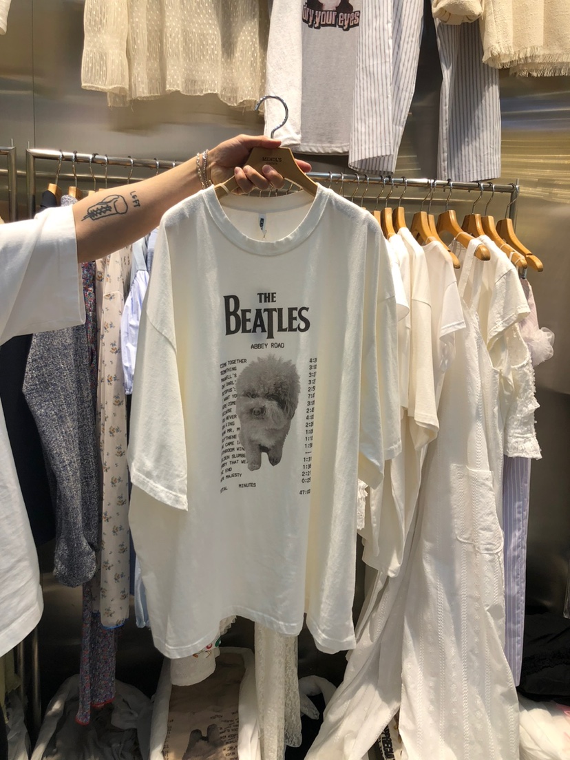 MENDL S韓國直郵㊣東大門實拍女裝新品推薦熱賣25春夏時尚T恤MENDL ST恤