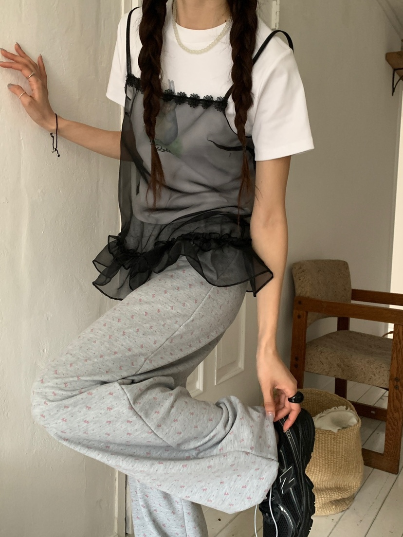 MORE THAN-P直郵韓國代購㊣女裝新款推薦時尚人氣吊帶背心MORE THAN吊帶/背心