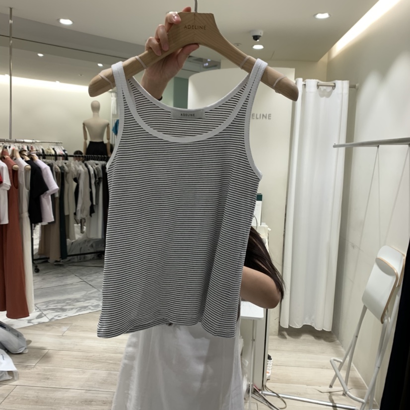 ADELINE韓國直郵㊣東大門實拍女裝新品人氣休閑推薦吊帶背心ADELINE吊帶/背心圖色1