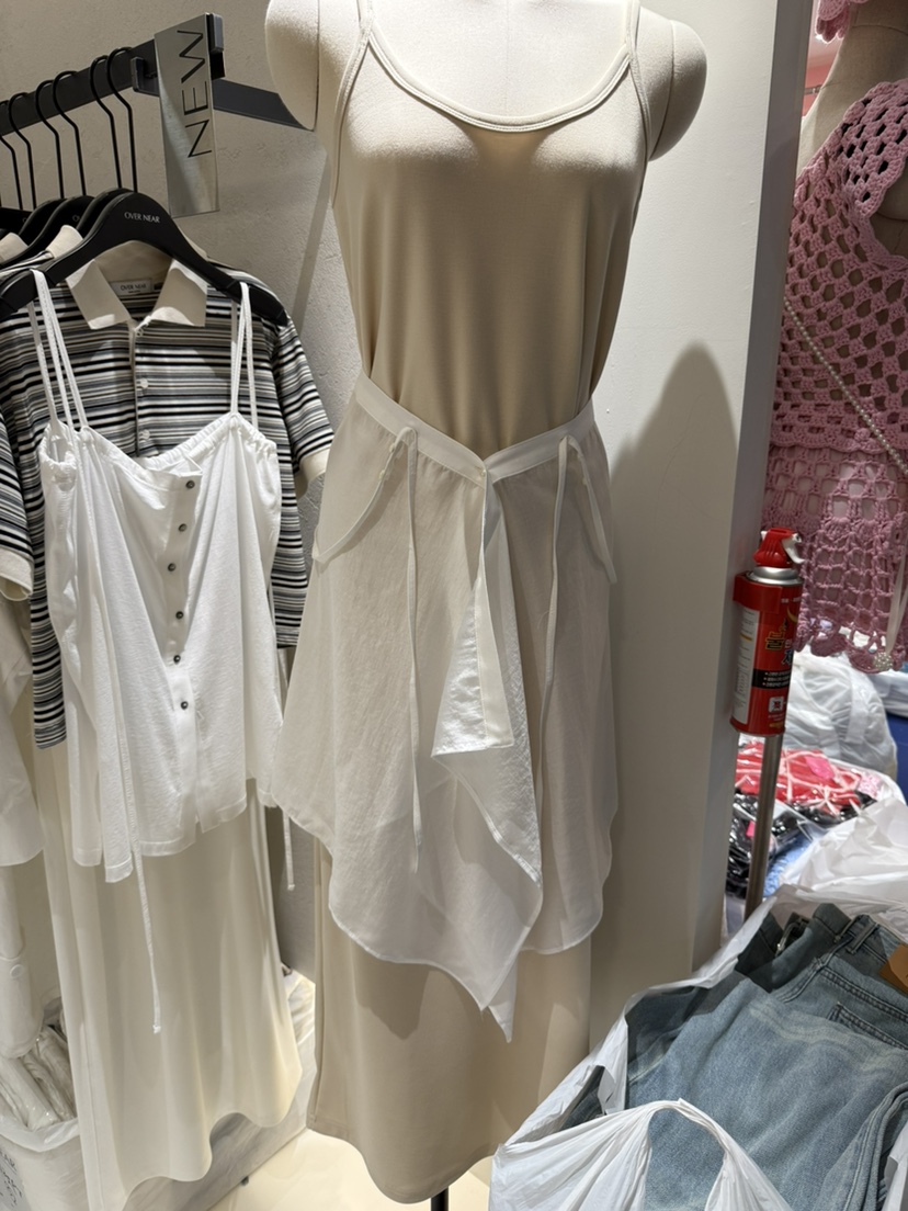 OVER NEAP韓國直郵㊣女裝新品推薦時尚休閑25春夏半身裙中短裙OVER NEAR半身裙/中短裙
