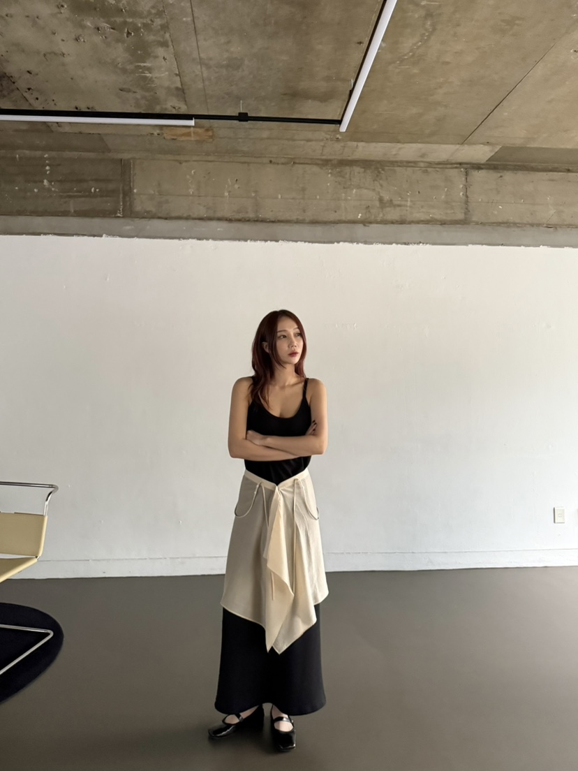 OVER NEAP韓國直郵㊣女裝新品推薦時尚休閑25春夏半身裙中短裙OVER NEAR半身裙/中短裙