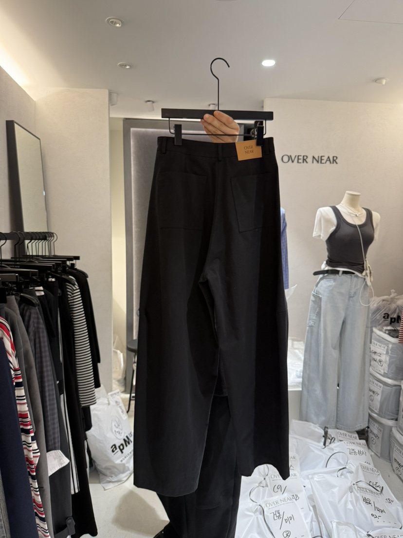 OVER NEAP直郵韓國代購㊣女裝新品人氣推薦時尚熱賣休閑褲OVER NEAR休閑褲