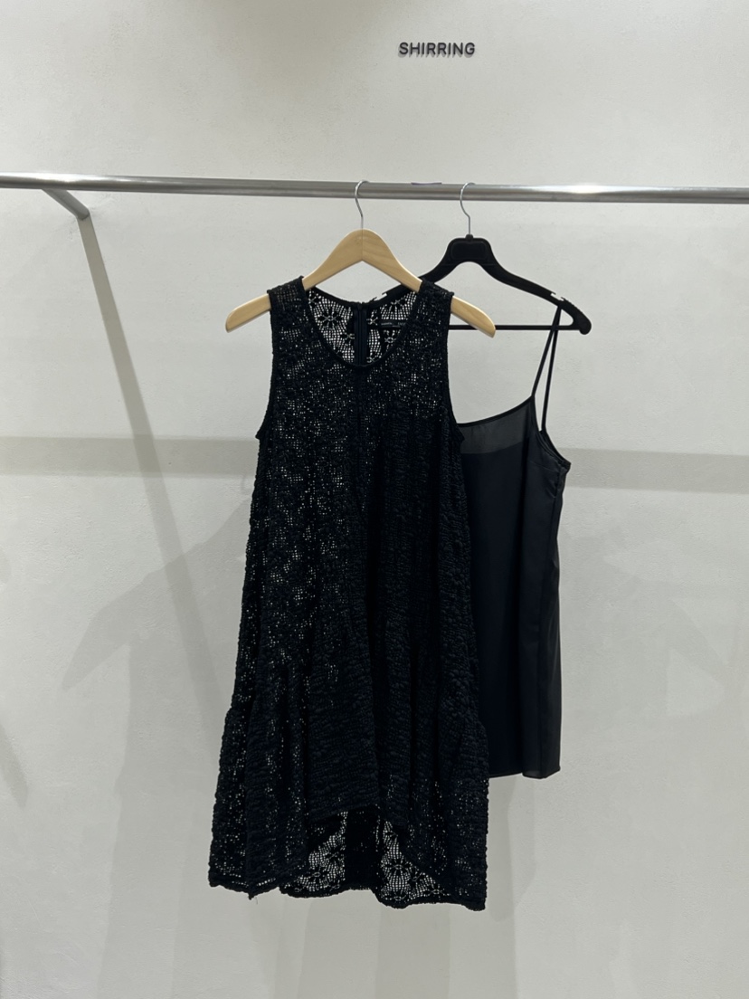 SHIRRING韓國㊣直郵東大門代購女裝新款時尚熱賣25春夏連衣裙SHIRRING連衣裙圖色2