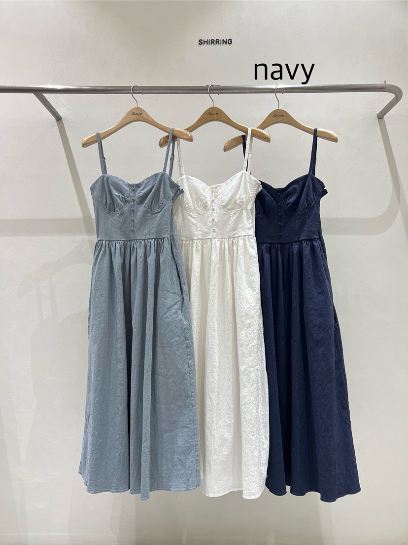 SHIRRING直郵韓國代購㊣女裝新品熱賣25春夏推薦休閑連衣裙SHIRRING連衣裙