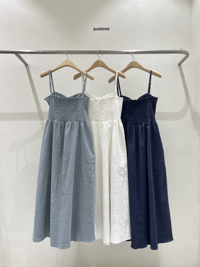 SHIRRING直郵韓國代購㊣女裝新品熱賣25春夏推薦休閑連衣裙SHIRRING連衣裙