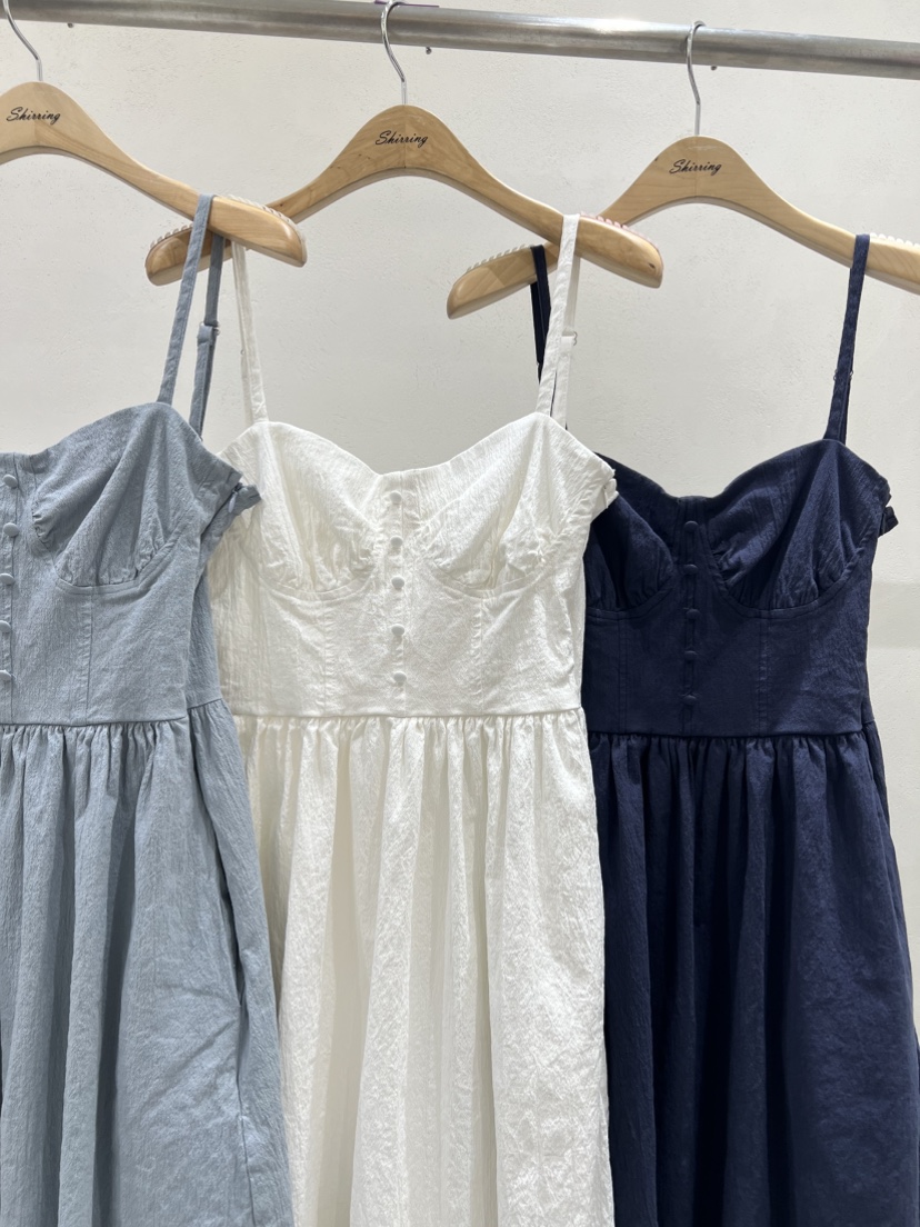 SHIRRING直郵韓國代購㊣女裝新品熱賣25春夏推薦休閑連衣裙SHIRRING連衣裙