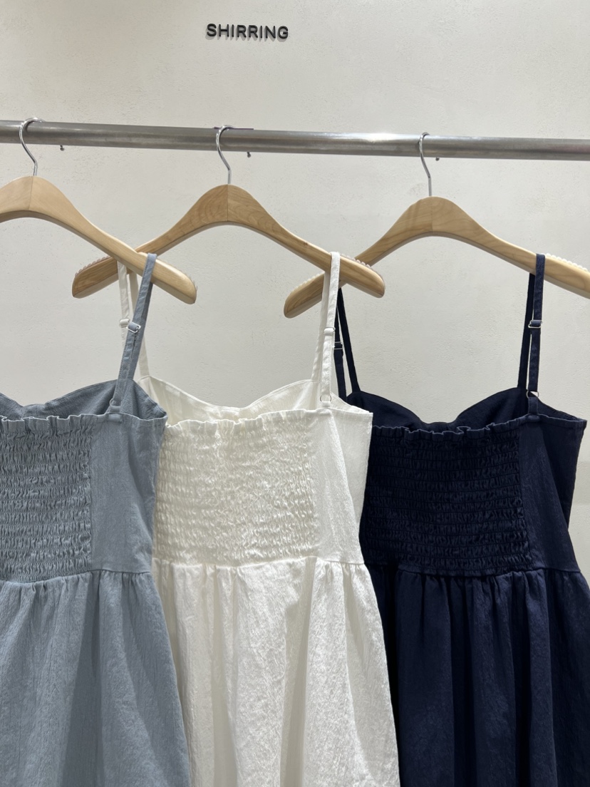 SHIRRING直郵韓國代購㊣女裝新品熱賣25春夏推薦休閑連衣裙SHIRRING連衣裙
