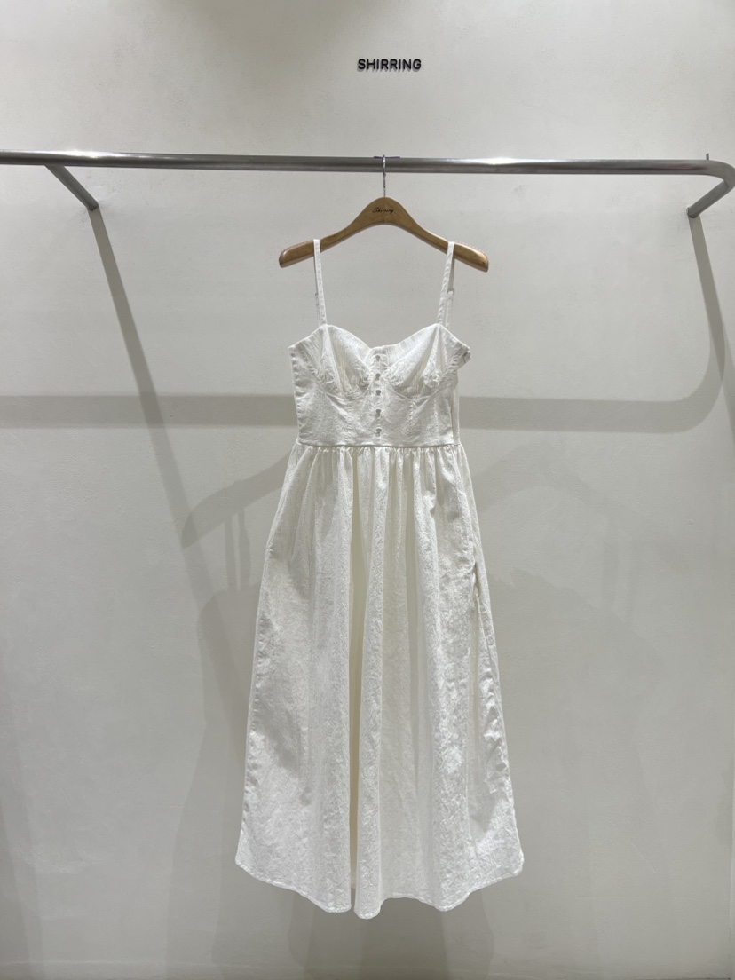 SHIRRING直郵韓國代購㊣女裝新品熱賣25春夏推薦休閑連衣裙SHIRRING連衣裙圖色2