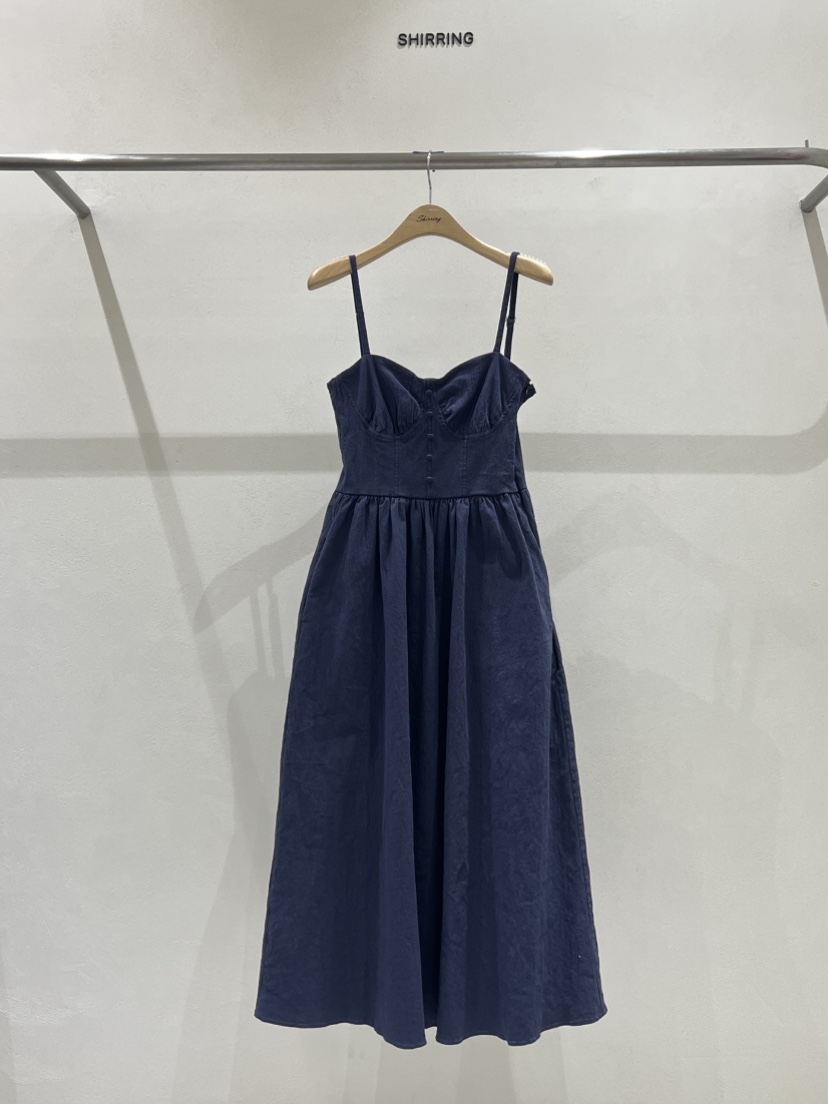 SHIRRING直郵韓國代購㊣女裝新品熱賣25春夏推薦休閑連衣裙SHIRRING連衣裙圖色3