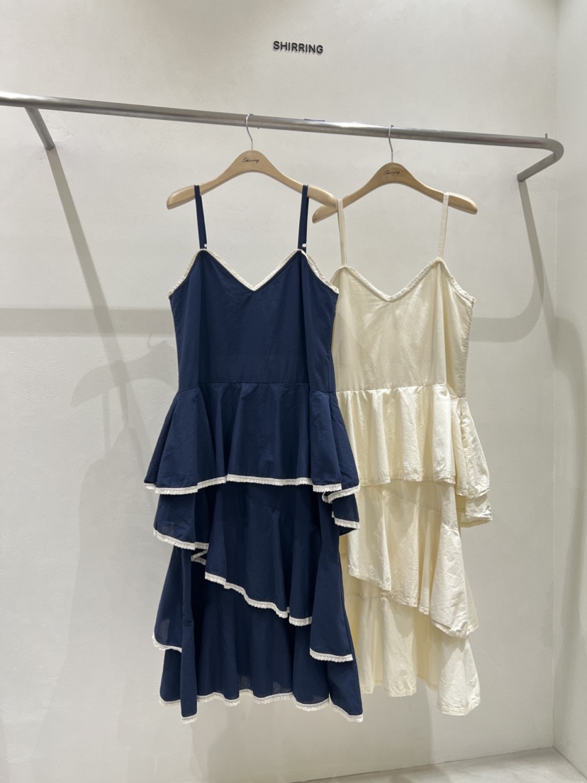 SHIRRING韓國㊣直郵東大門代購女裝新品熱賣25春夏人氣連衣裙SHIRRING連衣裙