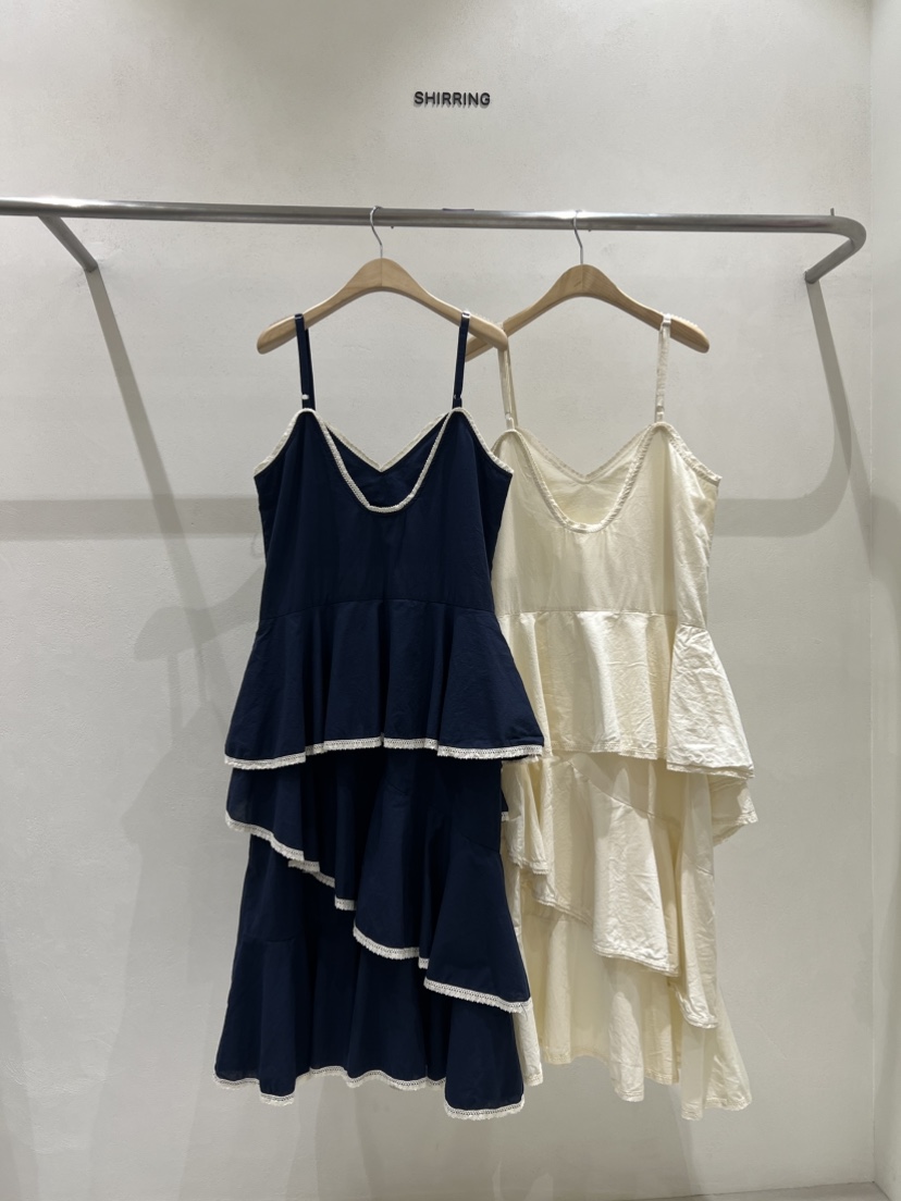 SHIRRING韓國㊣直郵東大門代購女裝新品熱賣25春夏人氣連衣裙SHIRRING連衣裙