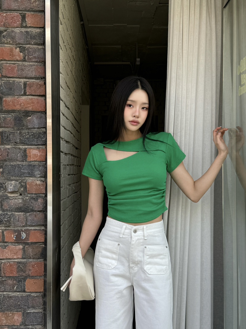 FOUREIGHT韓國㊣直郵東大門代購女裝新品人氣推薦熱賣T恤腰帶FOUR EIGHTT恤