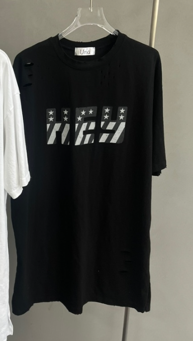 UNA/THE MAY韓國直郵㊣東大門實拍女裝新品休閑熱賣人氣T恤THEMAY/UNAT恤圖色2