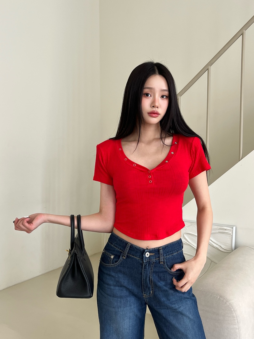 FOUREIGHT直郵韓國代購㊣女裝新款人氣推薦熱賣時尚休閑T恤FOUR EIGHTT恤