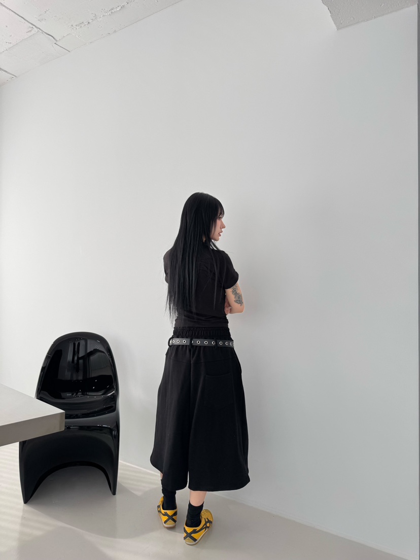 SEEOT韓國直郵㊣東大門實拍女裝新款推薦熱賣時尚短褲套裝腰帶GGD短褲