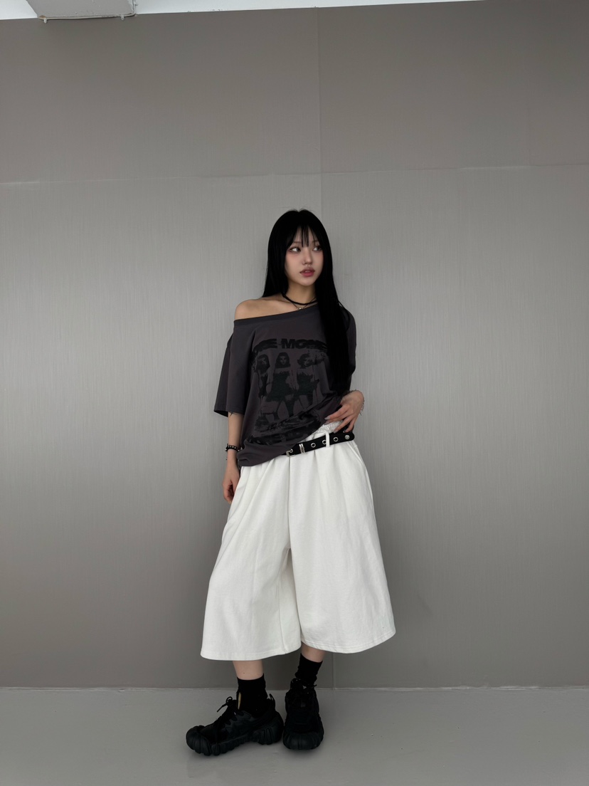 SEEOT韓國直郵㊣東大門實拍女裝新款推薦熱賣時尚短褲套裝腰帶GGD短褲