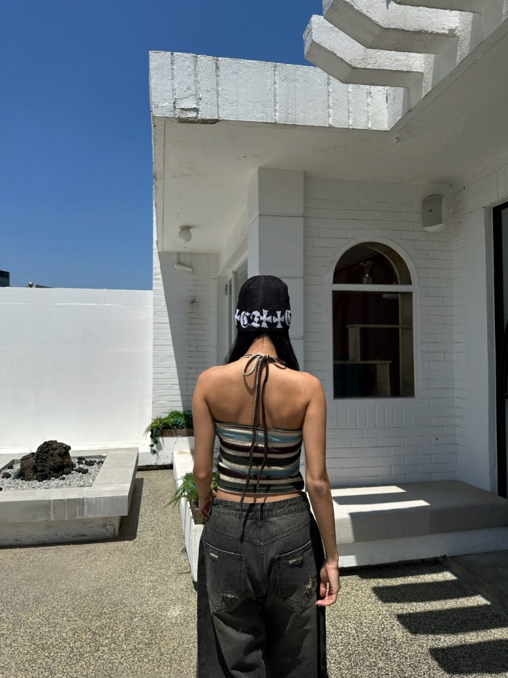 SHOTGUN直郵韓國代購㊣女裝新款休閑熱賣25春夏人氣吊帶背心SHOTGUN吊帶/背心
