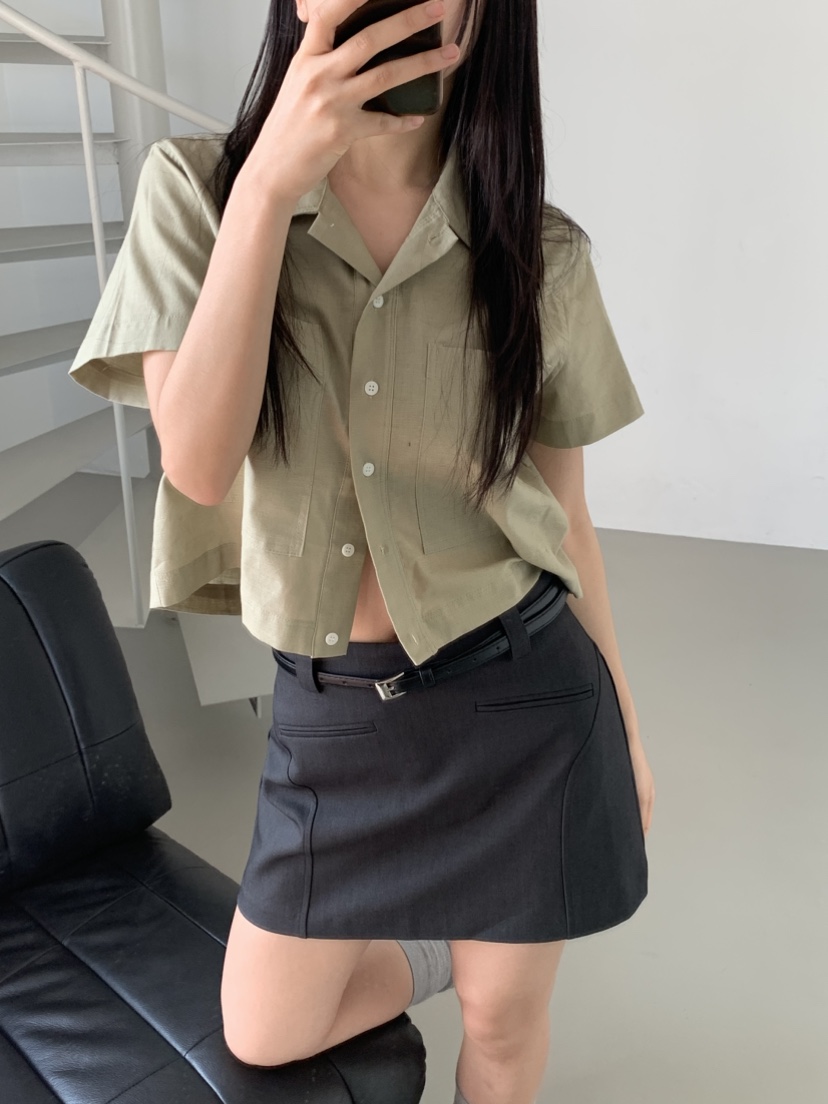 MURMUR韓國直郵㊣東大門實拍女裝新品人氣時尚推薦襯衫蕾絲衫MURMUR襯衫/蕾絲衫