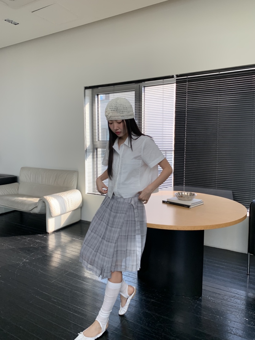 MURMUR韓國直郵㊣東大門實拍女裝新品人氣時尚推薦襯衫蕾絲衫MURMUR襯衫/蕾絲衫