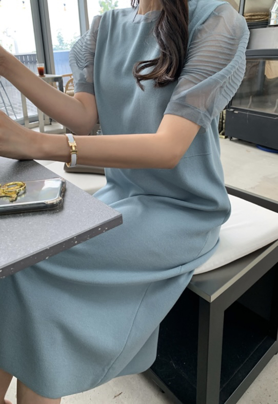 I BLLE韓國㊣直郵東大門代購女裝新品休閑25春夏熱賣連衣裙I BLLE連衣裙