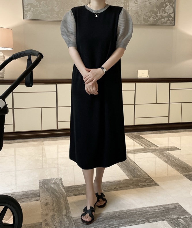 I BLLE韓國㊣直郵東大門代購女裝新品休閑25春夏熱賣連衣裙I BLLE連衣裙