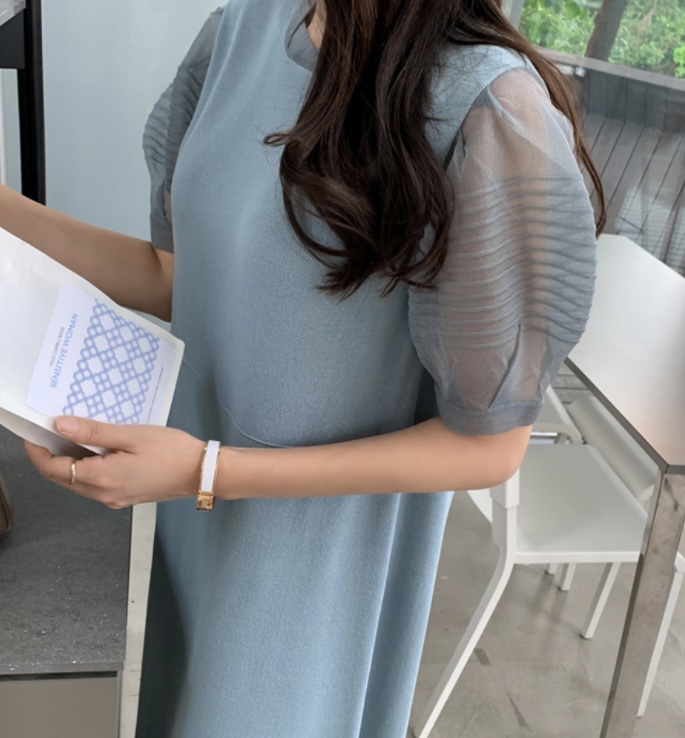 I BLLE韓國㊣直郵東大門代購女裝新品休閑25春夏熱賣連衣裙I BLLE連衣裙