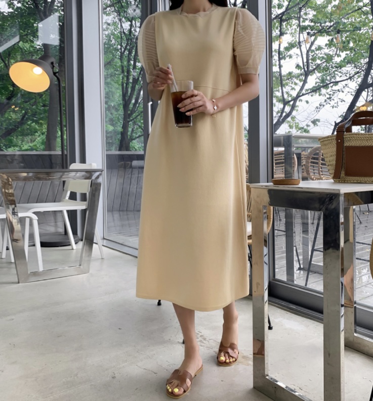 I BLLE韓國㊣直郵東大門代購女裝新品休閑25春夏熱賣連衣裙I BLLE連衣裙