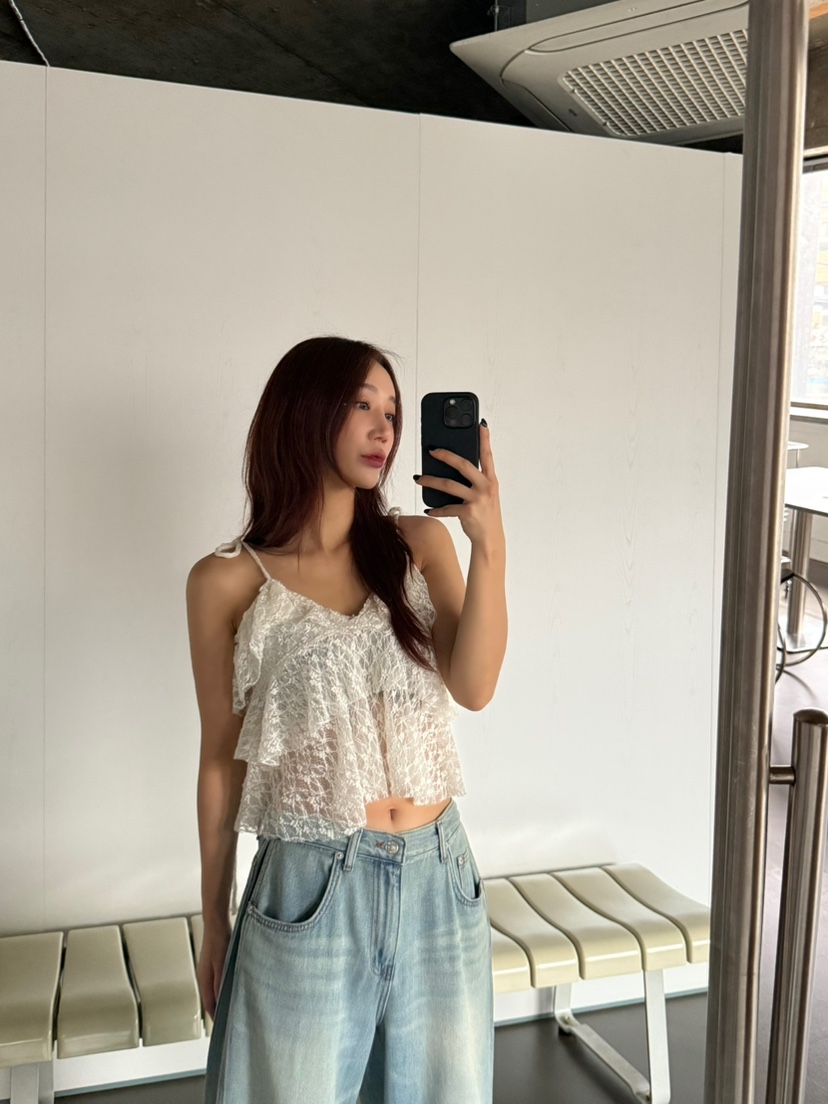 OVER NEAP直郵韓國代購㊣女裝新款推薦人氣時尚休閑吊帶背心OVER NEAR吊帶/背心