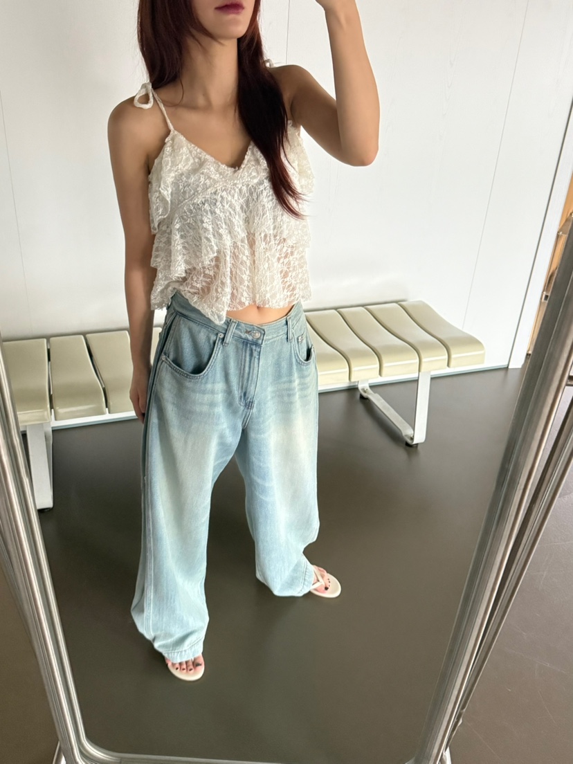OVER NEAP直郵韓國代購㊣女裝新款推薦人氣時尚休閑吊帶背心OVER NEAR吊帶/背心