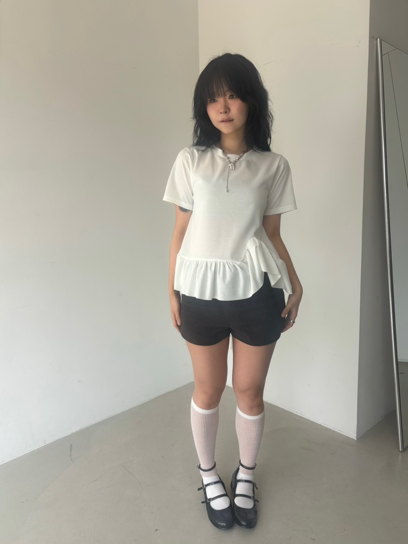 SHOTGUN韓國㊣直郵東大門代購女裝新品熱賣時尚25春夏推薦T恤SHOTGUNT恤