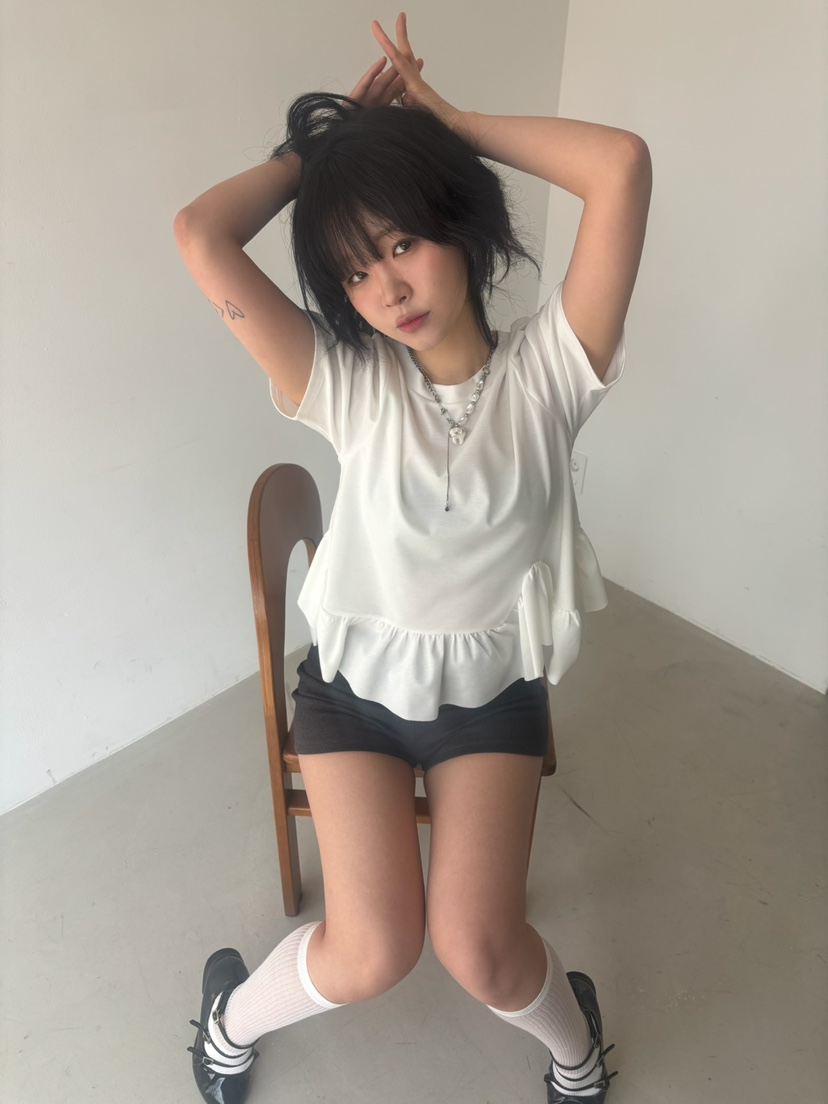 SHOTGUN韓國㊣直郵東大門代購女裝新品熱賣時尚25春夏推薦T恤SHOTGUNT恤