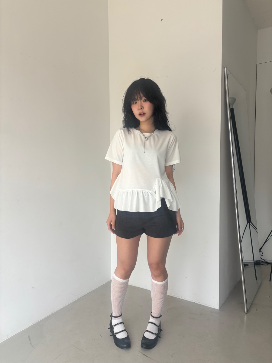SHOTGUN韓國㊣直郵東大門代購女裝新品熱賣時尚25春夏推薦T恤SHOTGUNT恤
