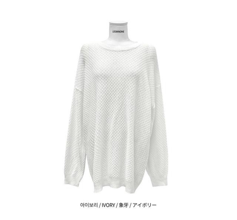 PAIRING韓國直郵㊣東大門實拍女裝新款熱賣推薦25春夏針織衫透明PAIRING針織衫
