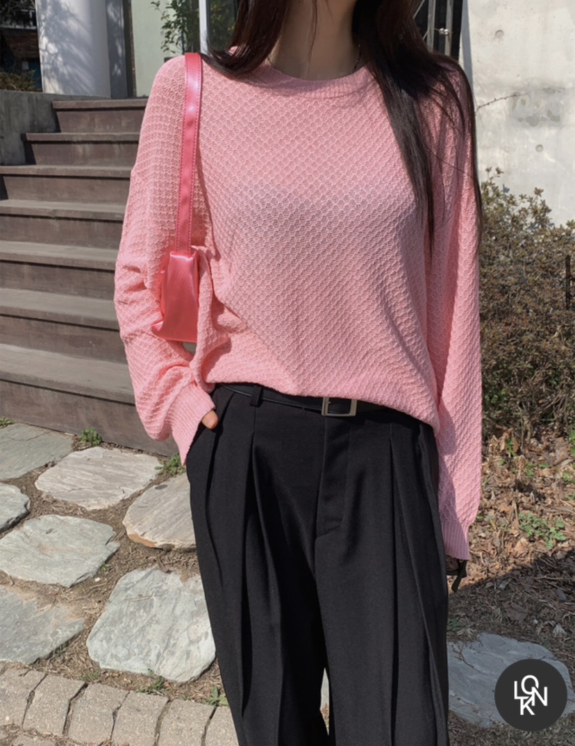 PAIRING韓國直郵㊣東大門實拍女裝新款熱賣推薦25春夏針織衫透明PAIRING針織衫圖色6